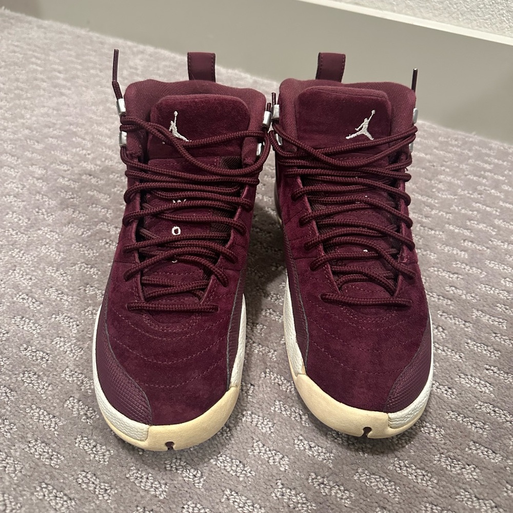 Kids Jordan 12 Bordeaux